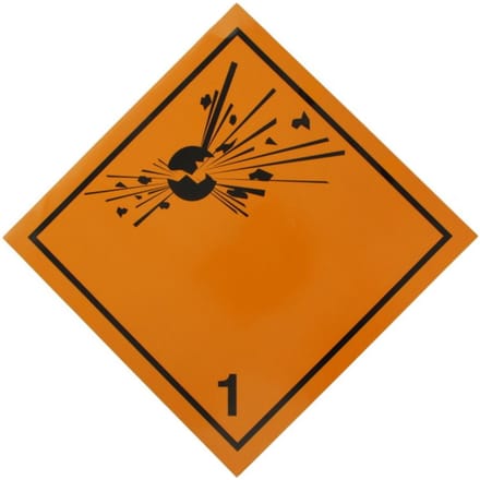 Waarschuwings-/informatiesticker CARGOPARTS CARGO-T074