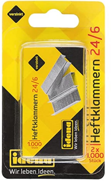 Staples 24/6 - 2000 Stuks Gegalvaniseerd