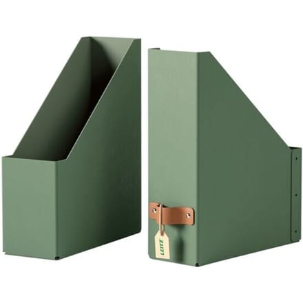 Leitz Puro Tijdschriftencassette - 100% Gerecycled Karton - Set van 2 - Groen