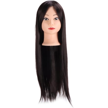 Lang Haar Mannequin Hoofd Professionele Kapper Haar Oefen Styling Trainingspoppen Hoofd voor black