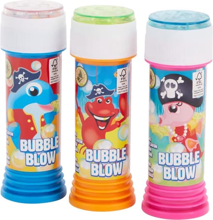 Eddy Toys Bellenblaas - 3x stuks - 50 ml - buitenspeelgoed