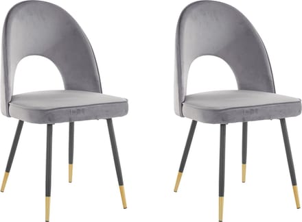Rosie-Stoel - 2 Pack - Grijs
