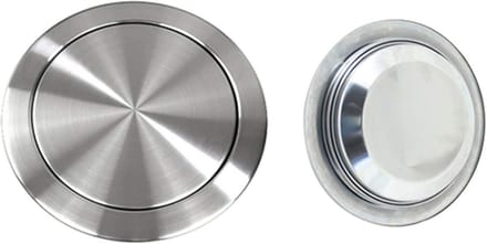 RVS Deksel voor Ingebouwde Afvalbak en Afval - Kookgerei Oplossing voor Keuken