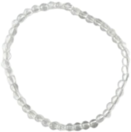 Bergkristal armband 4mm maat 18 helderheid en enerievol