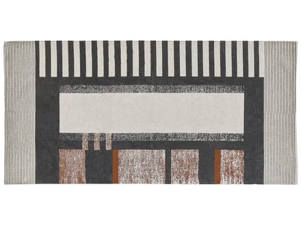 KAKINADA - Laagpolig vloerkleed - Multicolor - 80 x 150 cm - Katoen