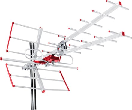 Actieve TV Externe Antenne DVB-T2 HEVC max 100dBμV Maclean MCTV-855 Lte filter