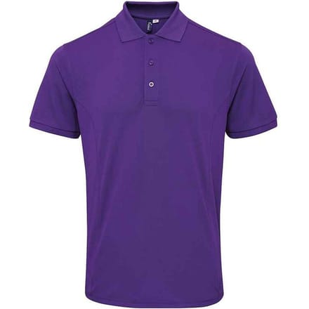Premier Heren Coolchecker Plus Piqu Polo Shirt (Paars)