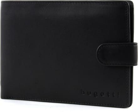 bugatti Identiteitskaarthoesje Portemonnee Primo RFID Travel Wallet Black Zwart