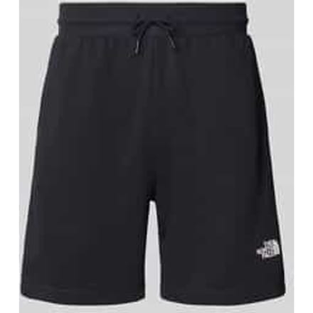 Short met logo en riem