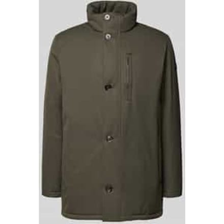 Regular fit parka met opstaande kraag
