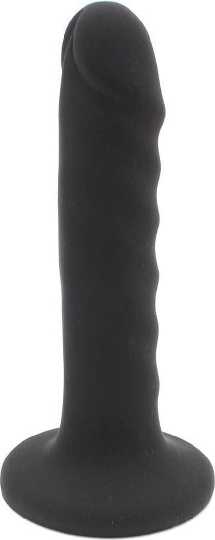 Kiotos Cox - Siliconen Dildo 18 x 3 cm - Zwart