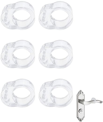 Dailygoody - Deurstopper - Transparant rubber - Zeer elastisch