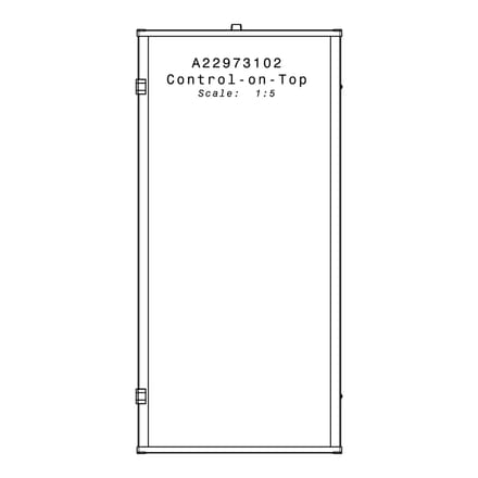 AEG koelkastdeur, wit, 531x1112mm, VIP 140229731017