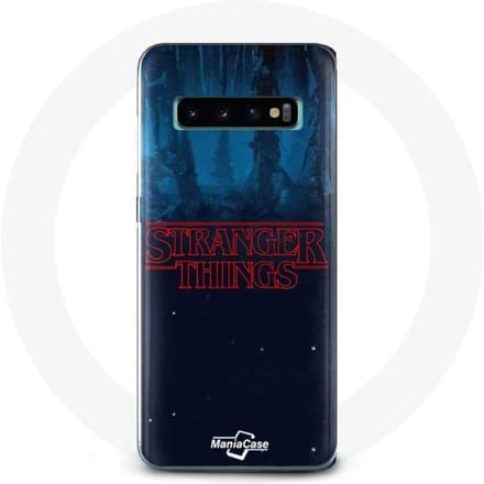 Coque pour Samsung Galaxy s10 plus Stranger Things logo de la saison 2
