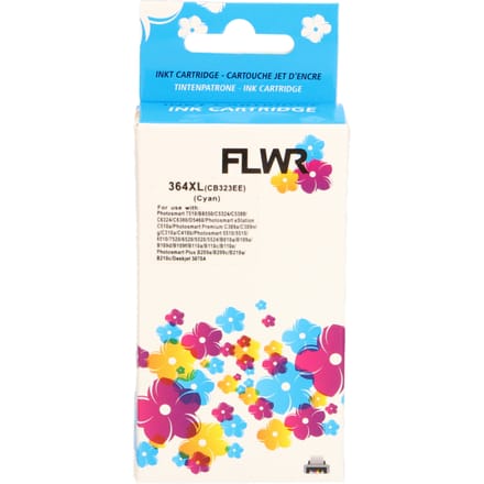 FLWR HP 364XL cyaan (Huismerk (compatible))