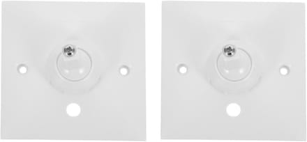 Alarm Muurbeugel - Sensorhouder - Beveiliging Monteren - Flexibele Hoekregeling - 8.7 x 8.7 x 6 cm - Wit