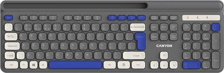 Canyon HKB-W03 - Draadloos Toetsenbord - Grijs