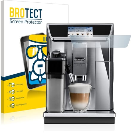 Screenprotector voor DeLonghi PrimaDonna Elite Experience ECAM656.85.MS Beschermglas transparant