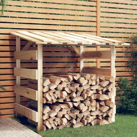 vidaXL - Pergola - met - dak - 100x90x100 - cm - geïmpregneerd - grenenhout