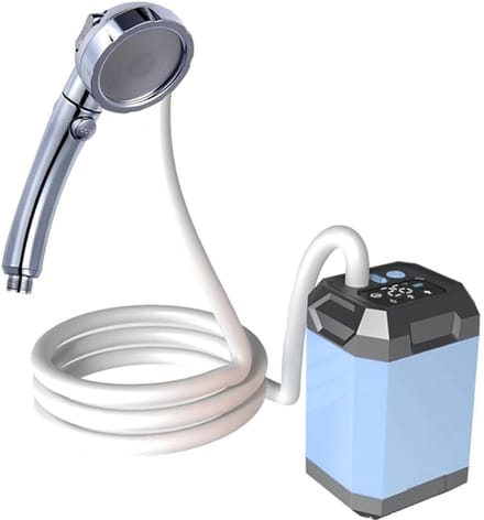 Camping Douche 5400mAh - Buitendouche UV Sterilisatie - Digitale Temperatuur - Blauw
