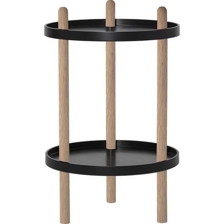 Bloomingville - Bartafel - MDF/Hout - Zwart - 40xH64 cm