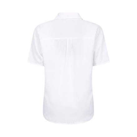 Mountain Warehouse Dames/Dames Breeze II Linnen Shirt Met Korte Mouwen (Wit)