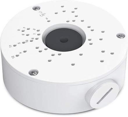 Camera Aansluitdoos - Kabel Opbergdoos - Bevestiging Buiten - Waterdichte Behuizing - 14 cm - Wit