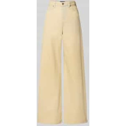 Jeans met wijde Benen in Used-look