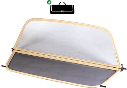 Windscherm BMW 1-Serie E88 | 2008-2014 | incl. luxe opbergtas | Beige
