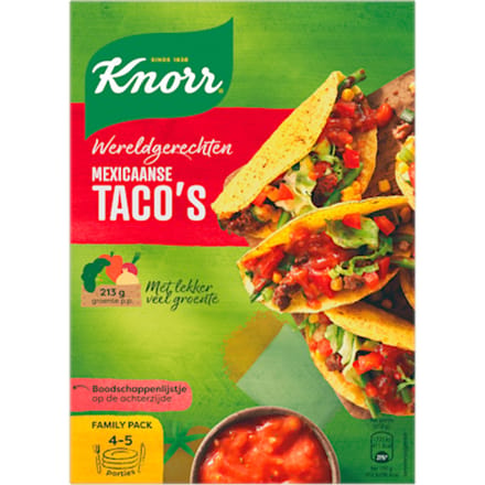 Wereldgerechten Mexicaanse Tacos XL