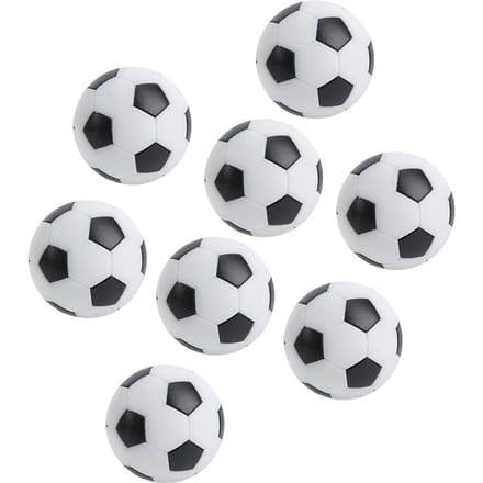 8 stuks Mini Tafelvoetbalballen 32 mm Kinderen Voetbaltafel Spelmachine Accessoire white