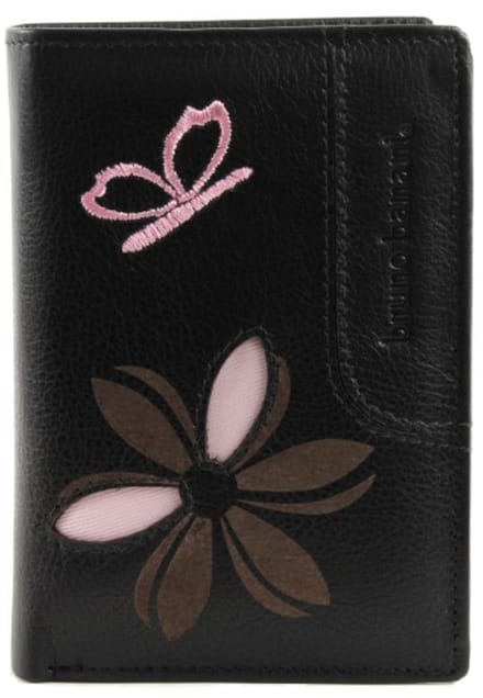 bruno banani Portemonnee Butterfly Wallet Black Zwart