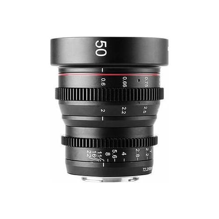 Meike MK 50mm / T2.2 Cine  Micro Vier Derde