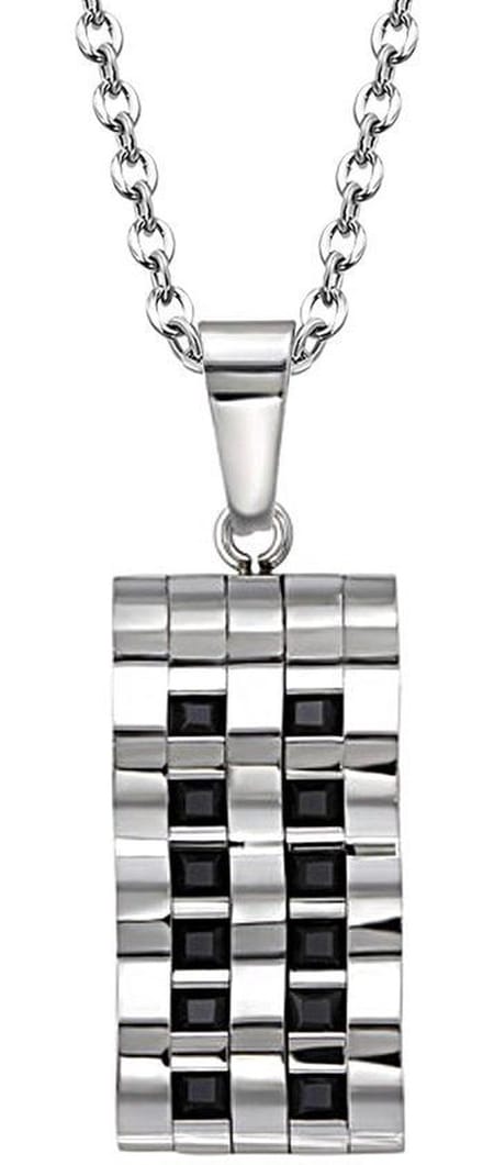 Amanto Ketting Chance - 316L Staal - 15x30mm - 60cm