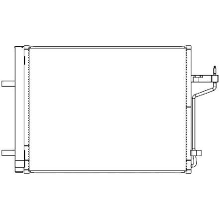 Condensator, airconditioning NRF 350322