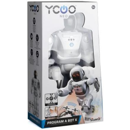 Silverlit Robot Program a Bot X - Bestuurbare speelgoedrobot - Programmeerbaar - Licht en geluid