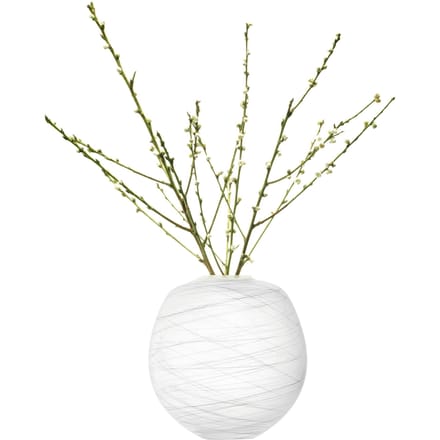 L.S.A. Boulder Vaas Wit - Ø 30,7 cm - H 32,4 cm
