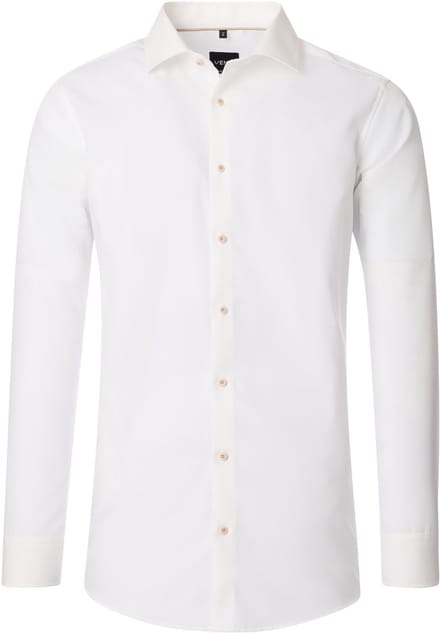 VENTI modern fit overhemd - popeline - - Strijkvrij - Boordmaat: 43