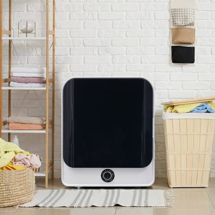 Afvoerdroger 3 Kg - Compacte Trommeldroger Met 5 Programma's, Wandmontage, Oververhittingsbeveiliging - Wit