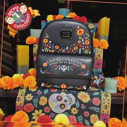 Loungefly – BL Disney Pixar Coco Floral Mini Backpack Derwin Collectables EMEA Exclusive
