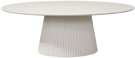 StarFurn Eettafel Solana Zand Mangohout Ovaal 210cm