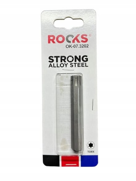 ROOKS Torx Bit T55 3/8" x 75mm S2 Staal