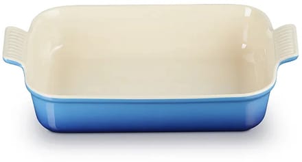 Le Creuset Ovenschaal 32 cm - 4,0 L - Aardewerk - Azure - Rechthoek