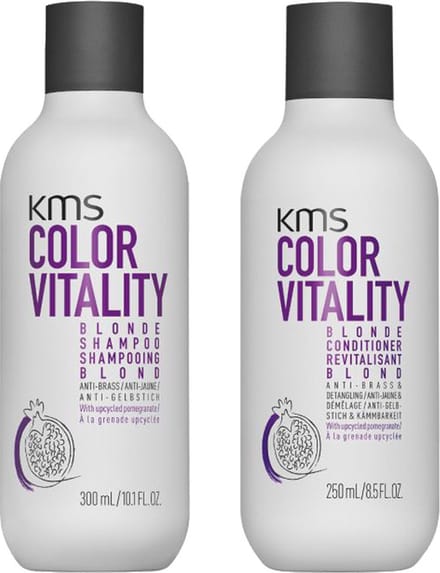 KMS ColorVitality Blonde Shampoo 300ml + Conditioner 250ml