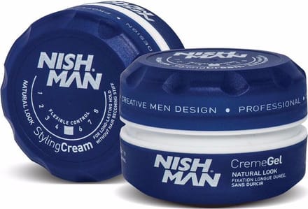 2x Nishman Hair Styling Cream Light Hold 3.5 oz