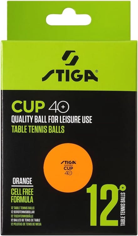Tafeltennis Ballen 40+ ITTF-Goedgekeurd - Pack van 12 - Oranje