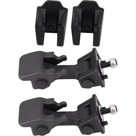 Paar Voorkap Vergrendeling Veiligheidsvanger & Beugel voor Jeep Wrangler TJ 97 06 black