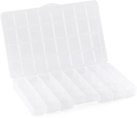 Vaessen Creative Opbergbox – Opbergdoos met Deksel 34,7 x 21,8 x 3,5 cm - 32 Vakjes