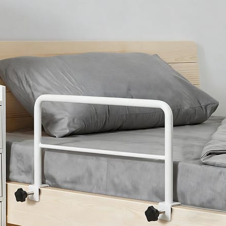 KAD® Universele Bedsteun & Bedbeugel - In Hoogte Verstelbaar - Antislip Greep - Wit - 100cm x 5cm x 60cm