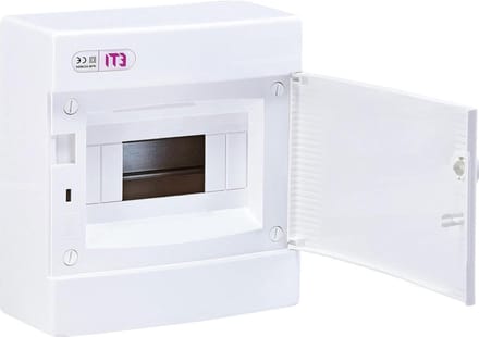 Zekeringkast - Distributiebox Groepenkast - Orde Creëren - Stofdicht IP40 - Tot 8 Modules - Wit